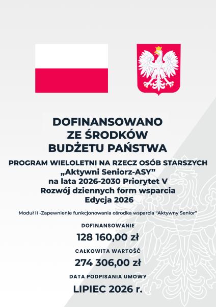 Aktywni Seniorzy - ASY na lata 2026-2030